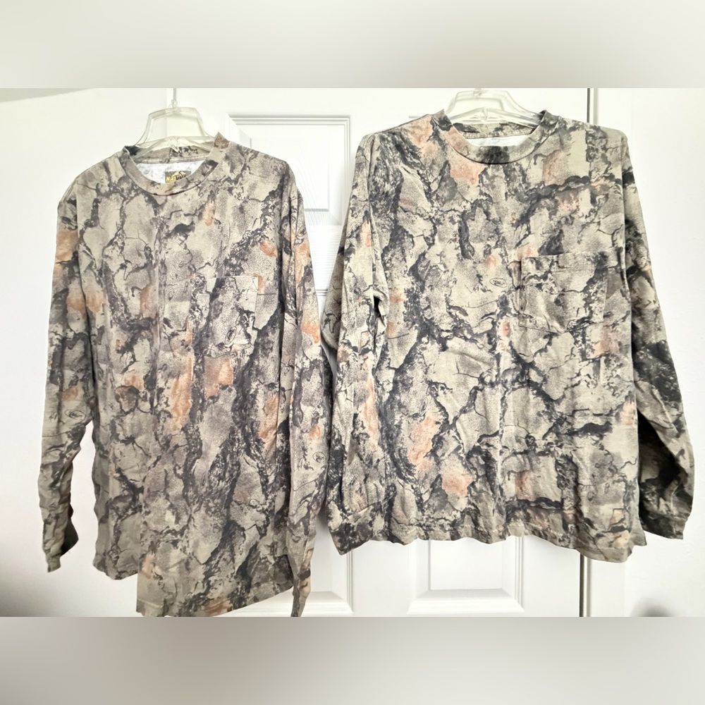 Natural Gear Camouflage Long Sleeve Shirts (set of 2)